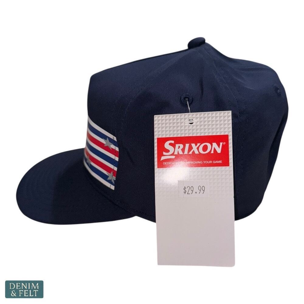 NEW Srixon Limited Edition Stars & Stripes Navy Golf Hat Patriotic USA - Picture 6 of 11